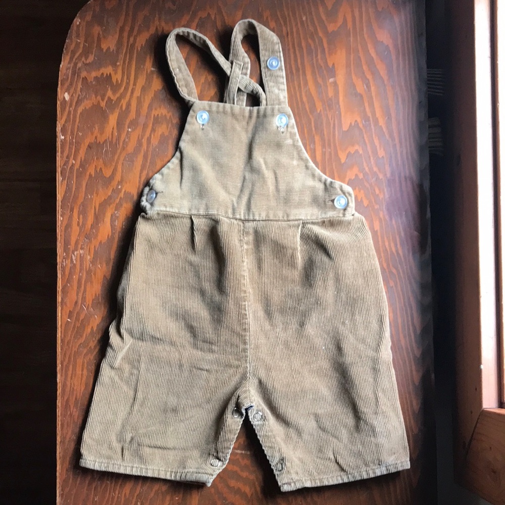 Vintage Corduroy overalls JC Penny Baby